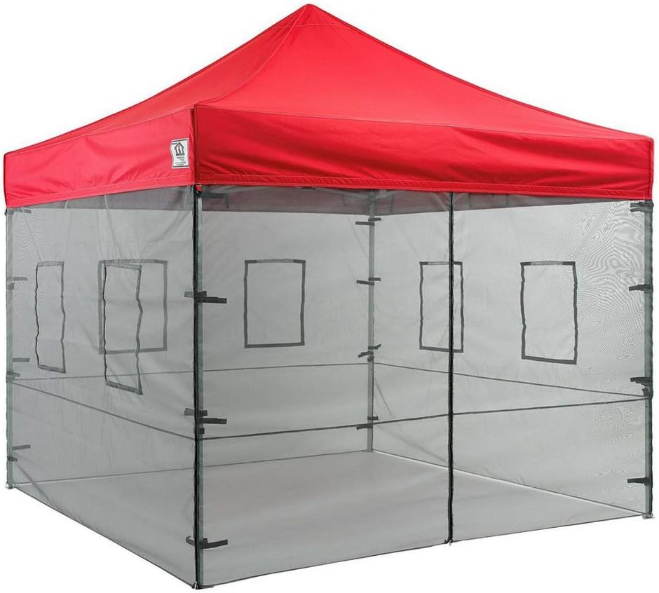 Impact Canopy Walls for 10ft x 10ft Canopy Tent - Black Mesh