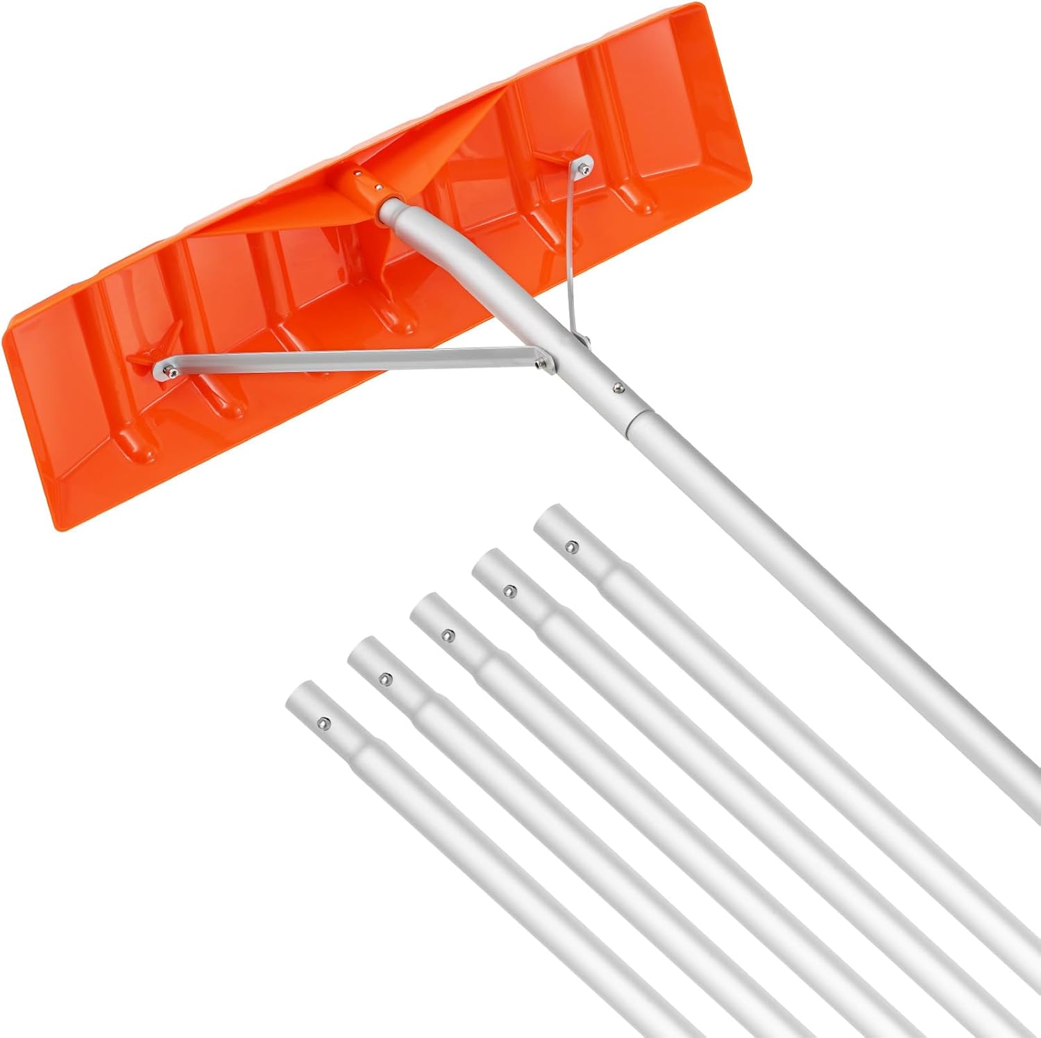 VEVOR Snow Roof Rake with 25in Blade for Efficient Snow Removal