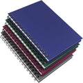 Spiral Notebook Journal 4 Pack A5 Hardcover - Durable College Ruled