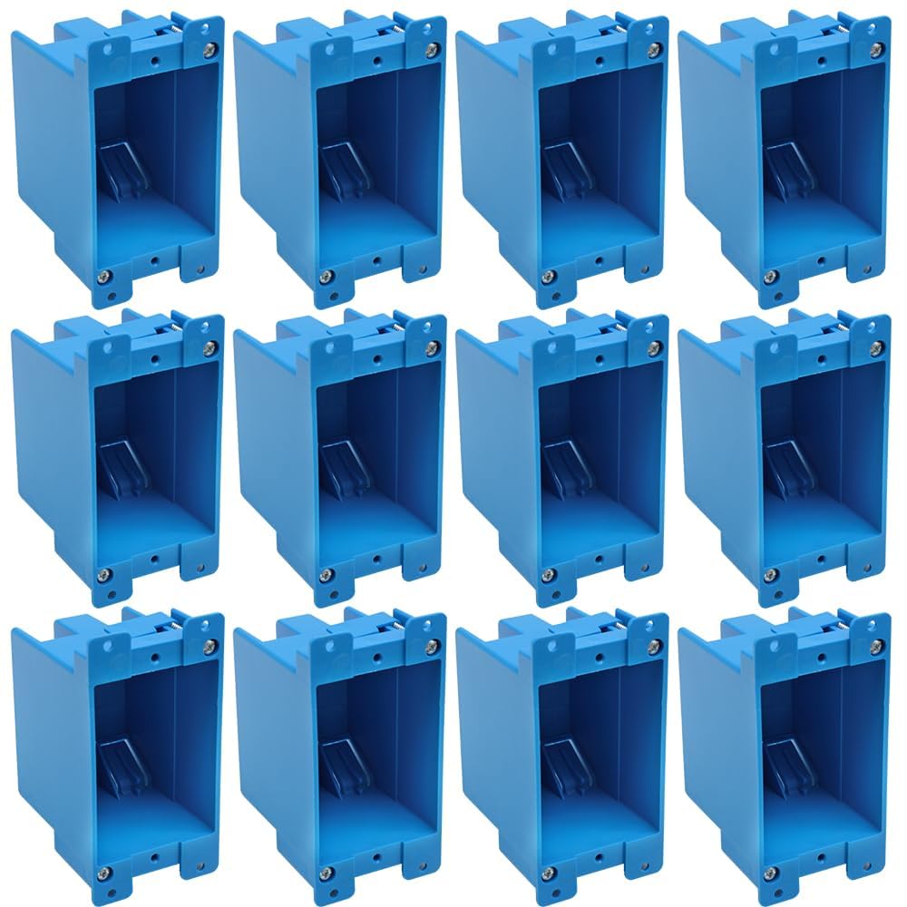 1-Gang 14cu.in Blue Old Work Electrical Box for Home Renovation