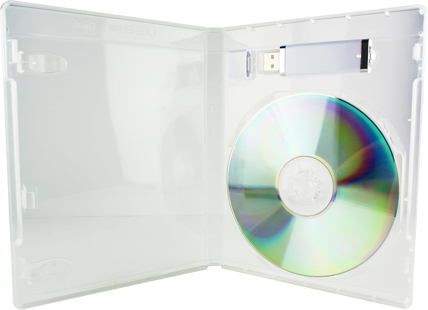 Flash Pac USB Flash Drive and Disc Case Super Clear - 25 Pack