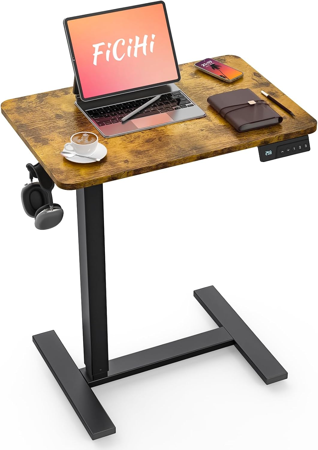 Portable Electric Standing Desk - Height Adjustable & Movable! 
