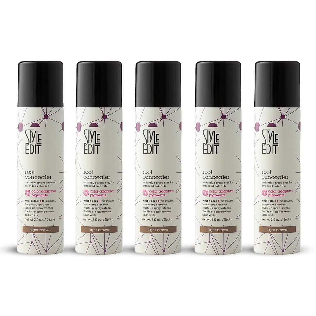 Style Edit Root Concealer Touch Up Spray for Instant Grey Coverage