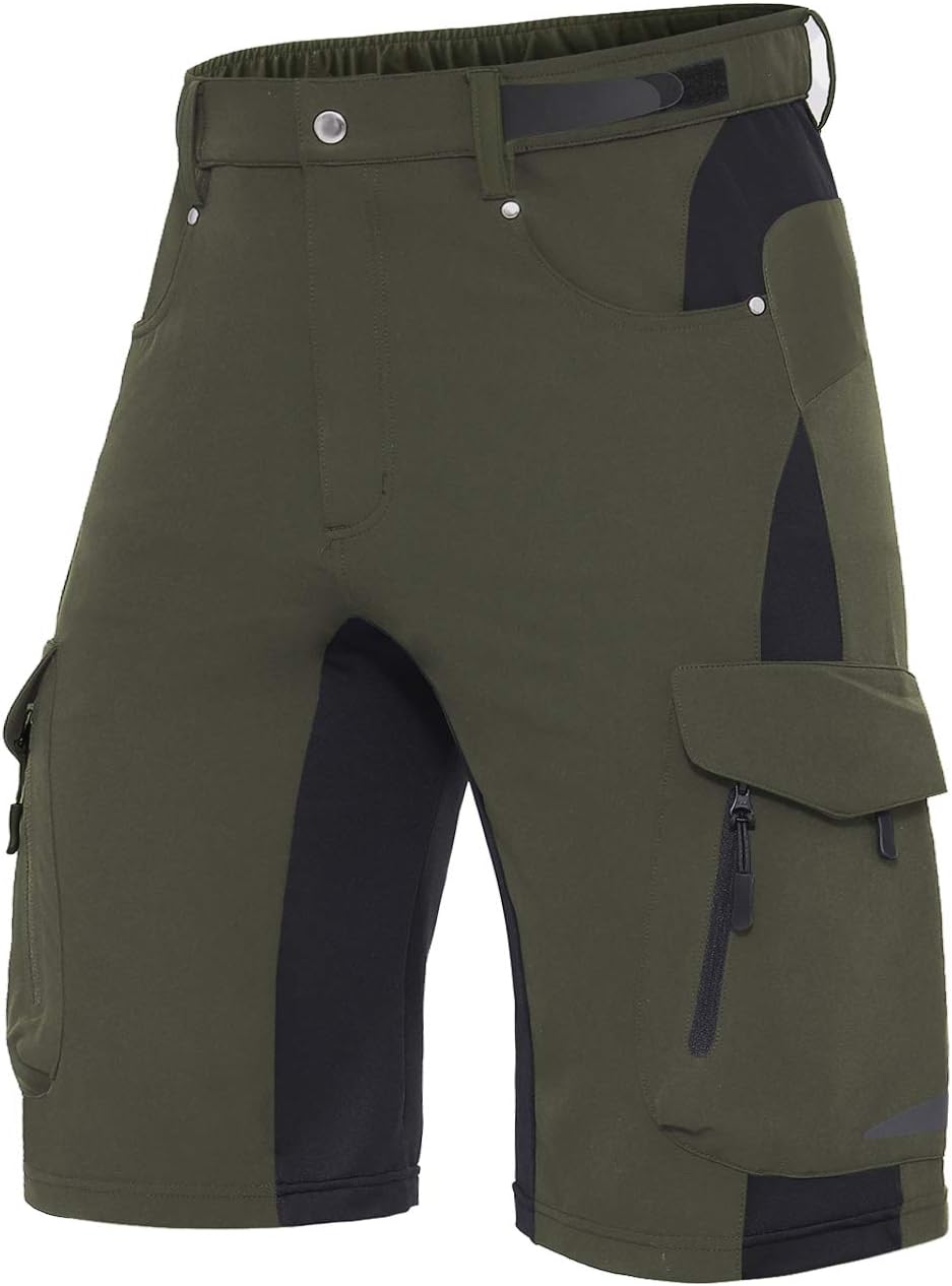 XKTTAC Men's Outdoor Quick Dry Lightweight Stretchy Hiking Shorts