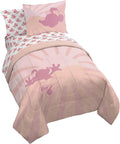 Disney Minnie Mouse Twin Size Comforter Set - Cozy 5-Piece Bedding