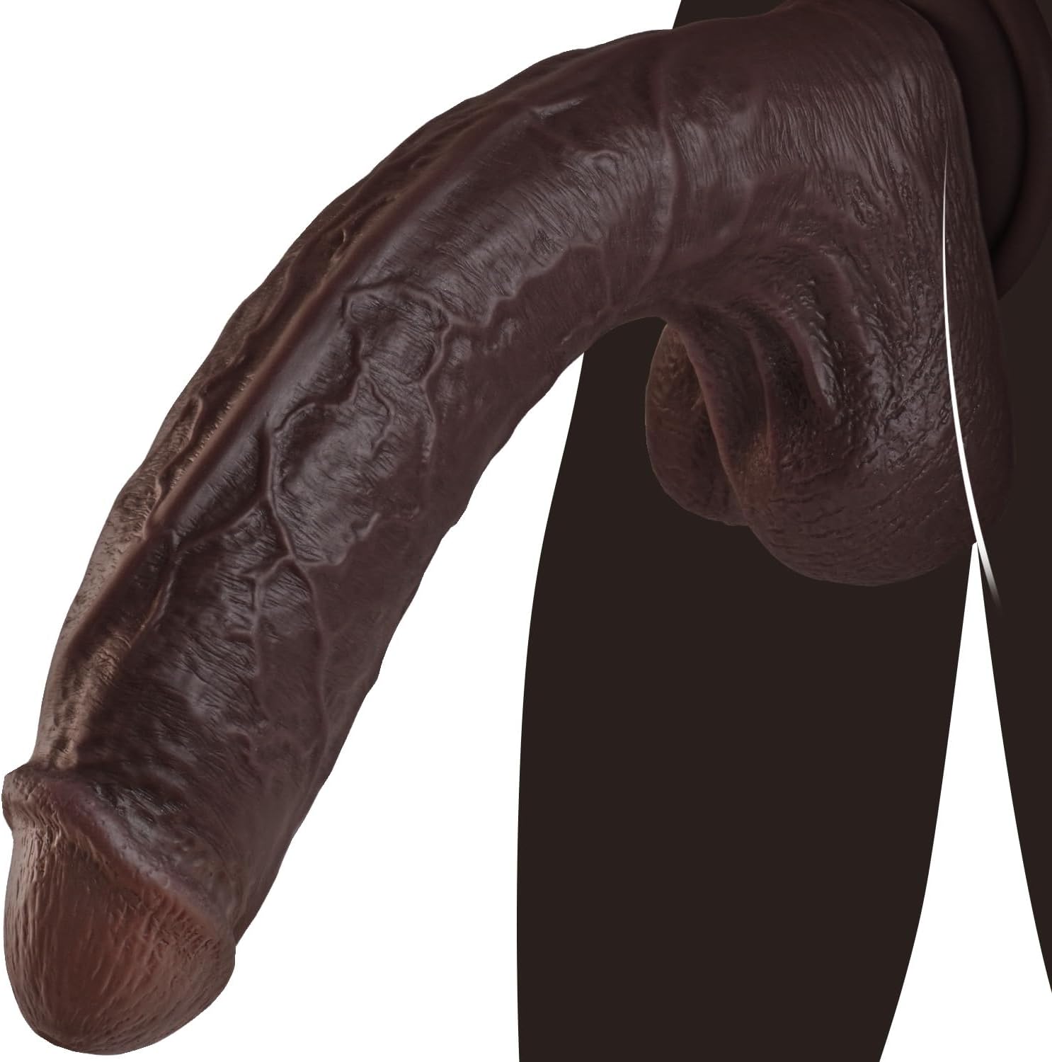 11 Inch Realistic Big Black Dildo for Ultimate Pleasure Experience