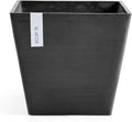 Ecopots Rotterdam Durable Modern Square Planter - Indoor/Outdoor