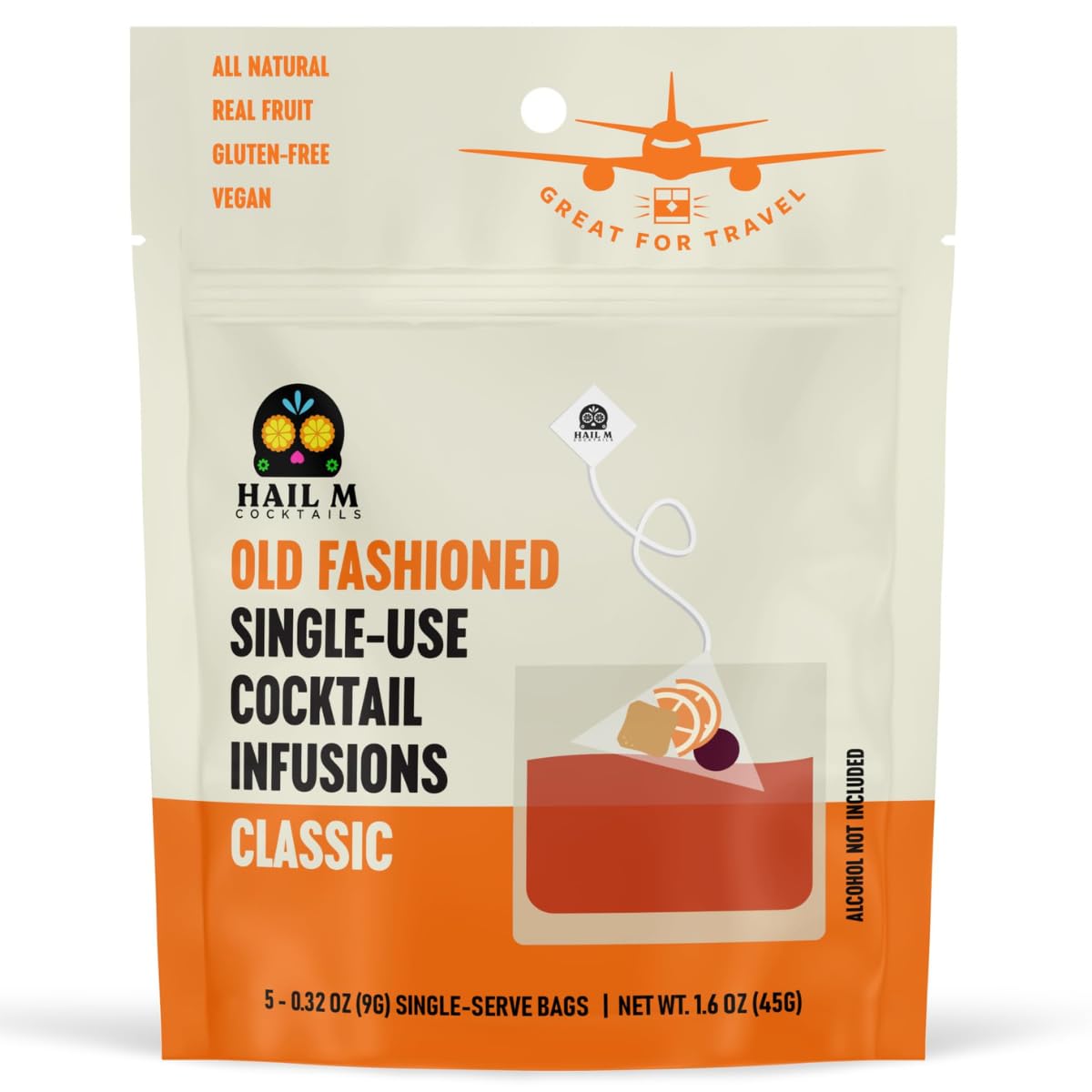 Hail M Cocktails Old Fashioned Infusion Bags