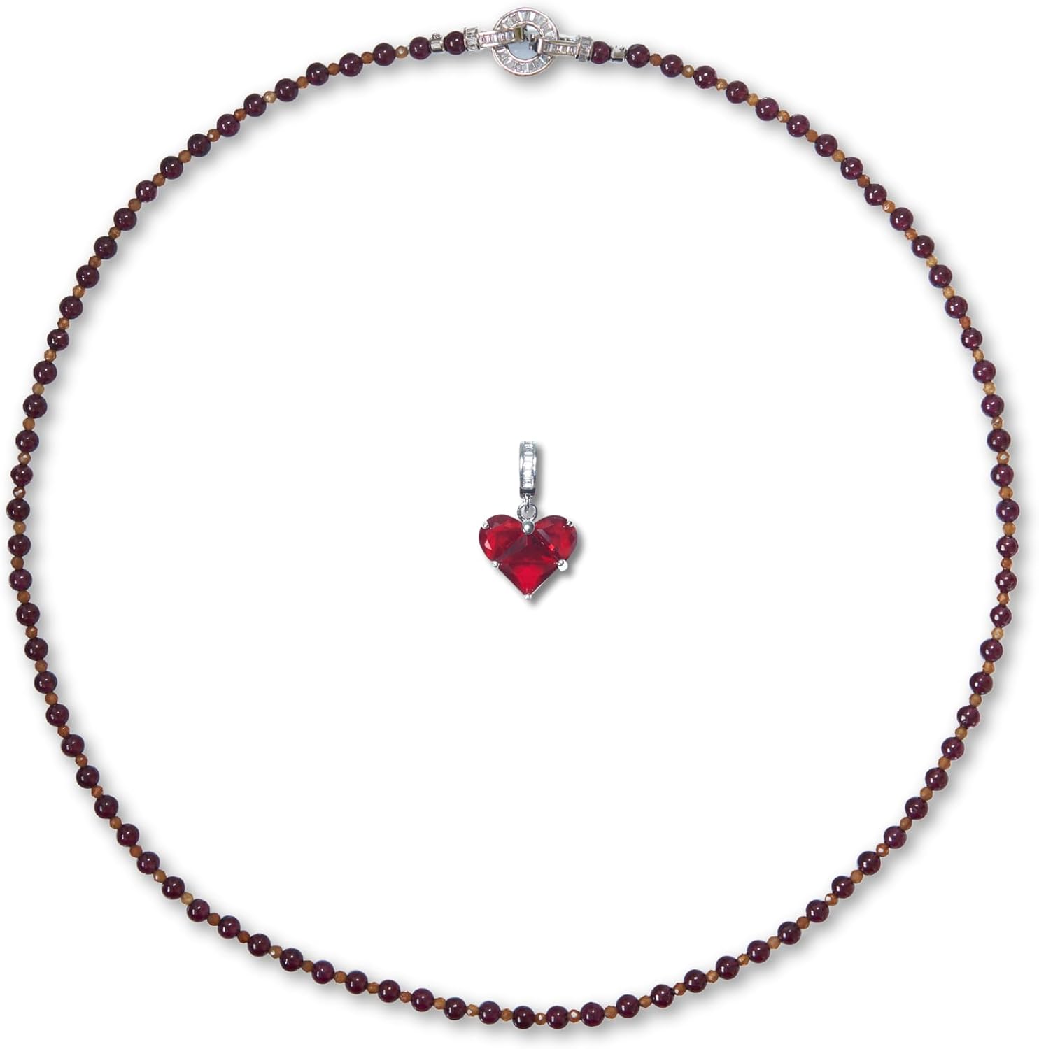 Natural Crystal Stone Beaded Necklace Choker for Unique Style