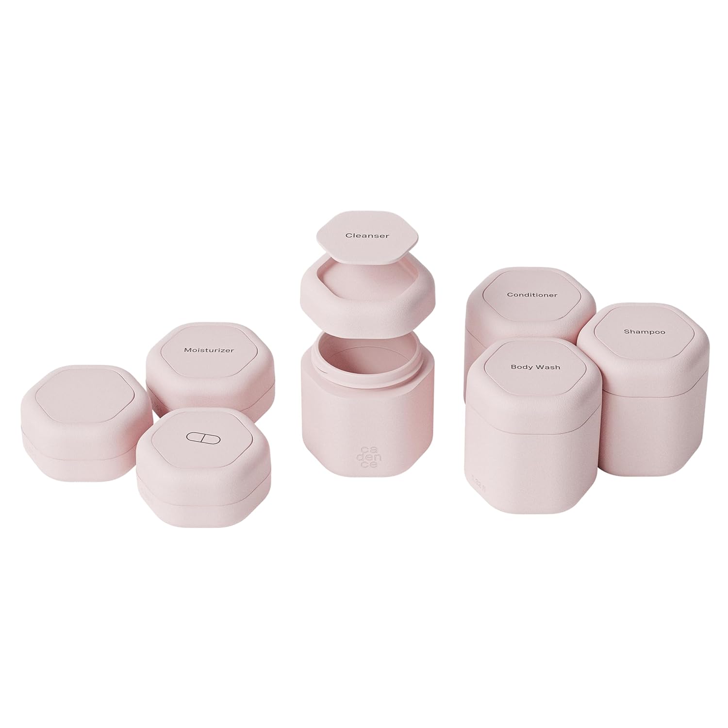 Cadence Travel Containers - Perfect Daily Routine Capsule Set