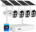 Solar Powered Wireless Security Camera System 10CH 4K NVR - Reliable
