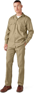 Dickies Men's Long Sleeve Work Shirt - Durable (Style RQRP)