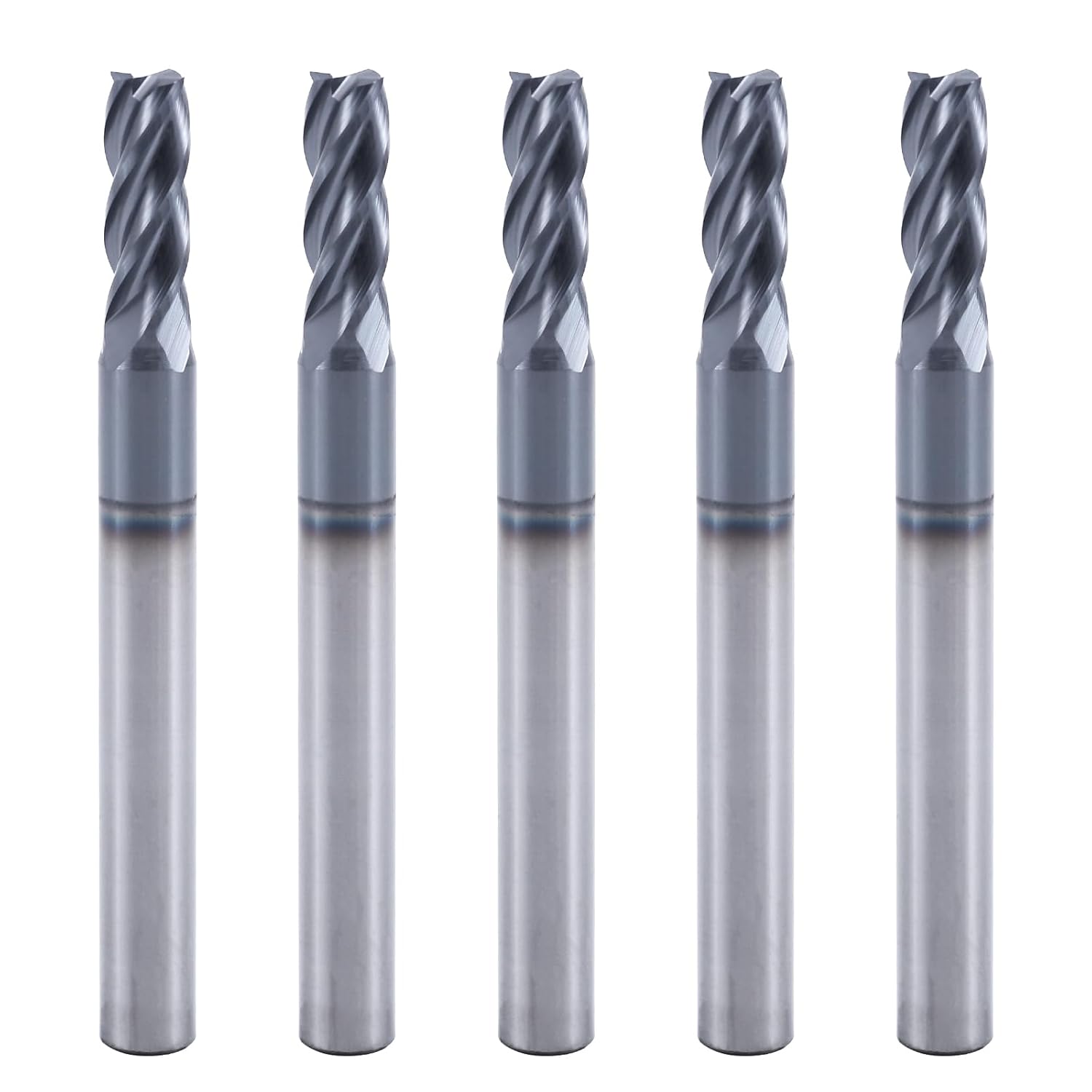 ISB 7/32ft' End Mill Set for Professionals and DIYers, 5 Pcs
