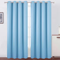2 Panel Blackout Curtains for Living Room and Bedroom Light Control
