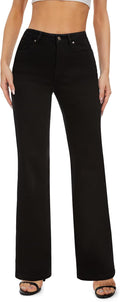 FLYING BANANA Women's High Waisted Wide Leg Jeans - Flattering Comfort