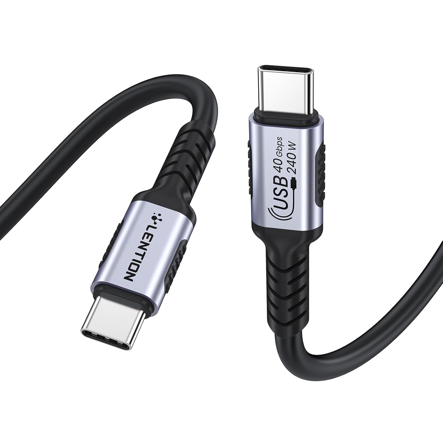 LENTION Fast 1FT USB 4 Data Cable: 40Gbps Speed