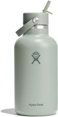 Hydro Flask 64 oz Wide Mouth Water Bottle - Leakproof Straw