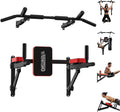 Wall Mounted Pull Up Bar and Dip Station - Space Saving Home Gym