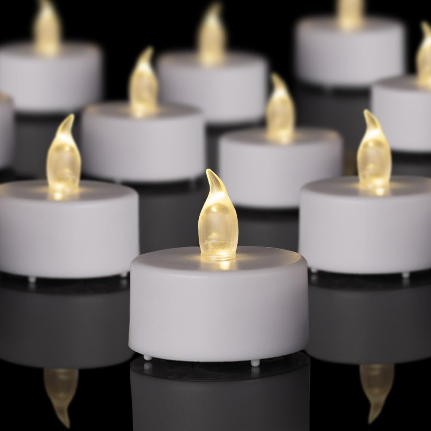 LED Tea Lights Candles - 200 Pack for Home and Party Decor