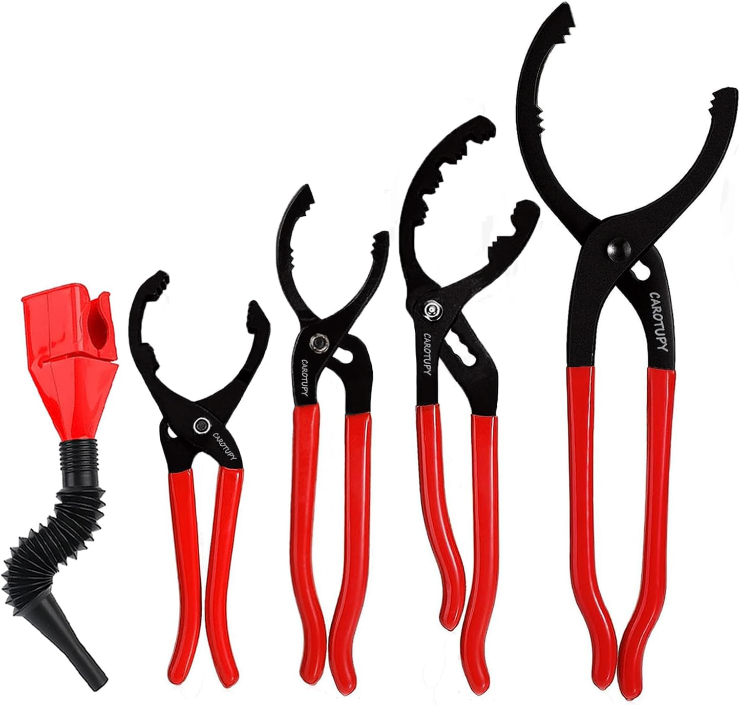 5Pcs Adjustable Oil Filter Pliers Set for Easy Oil Changes