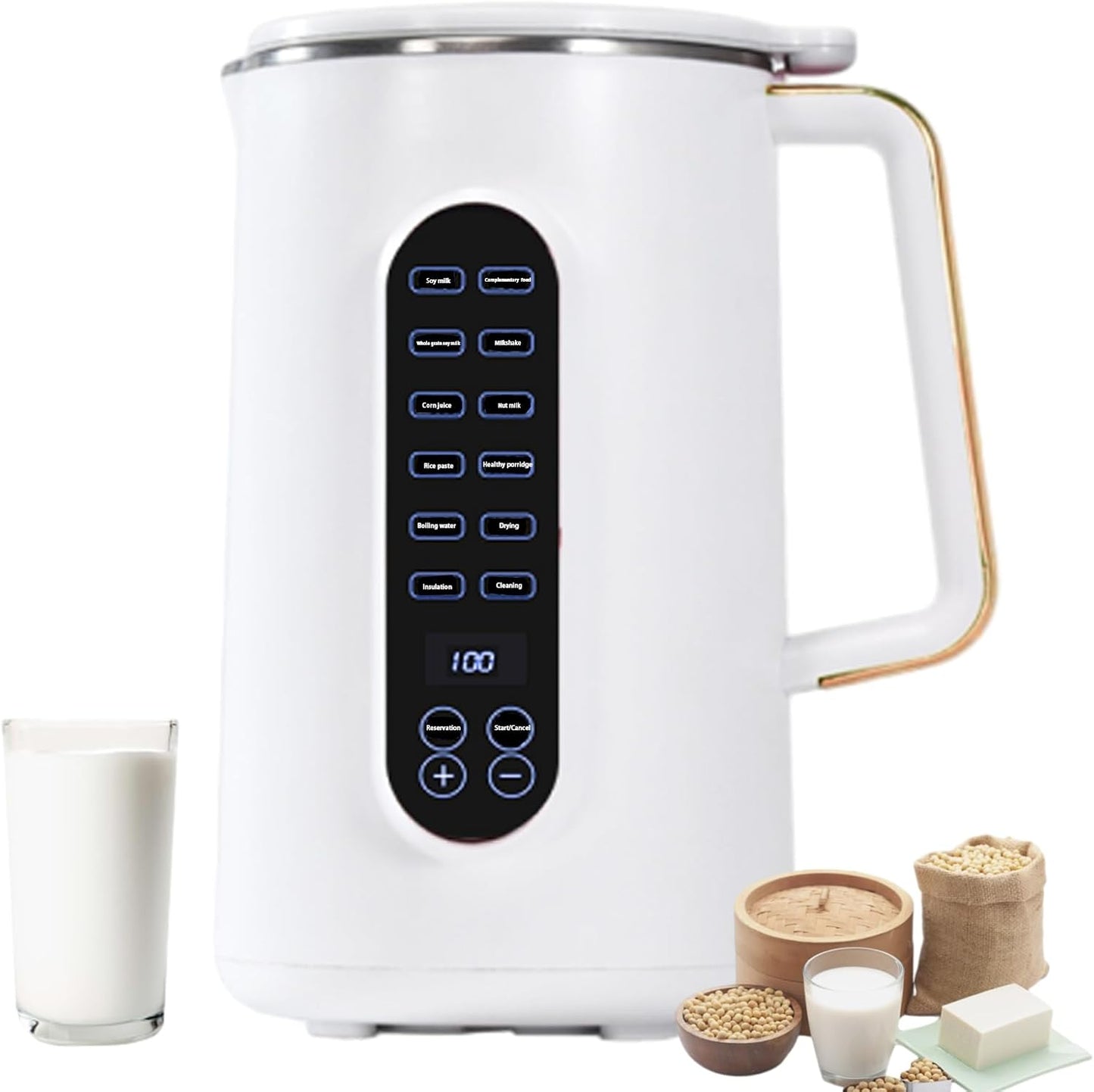 8-in-1 Mylk Maker: No Straining, Homemade Almond Milk