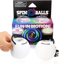 SPIN BALLS Glow.0 LED Poi - Lightweight USB Rechargeable Light Show