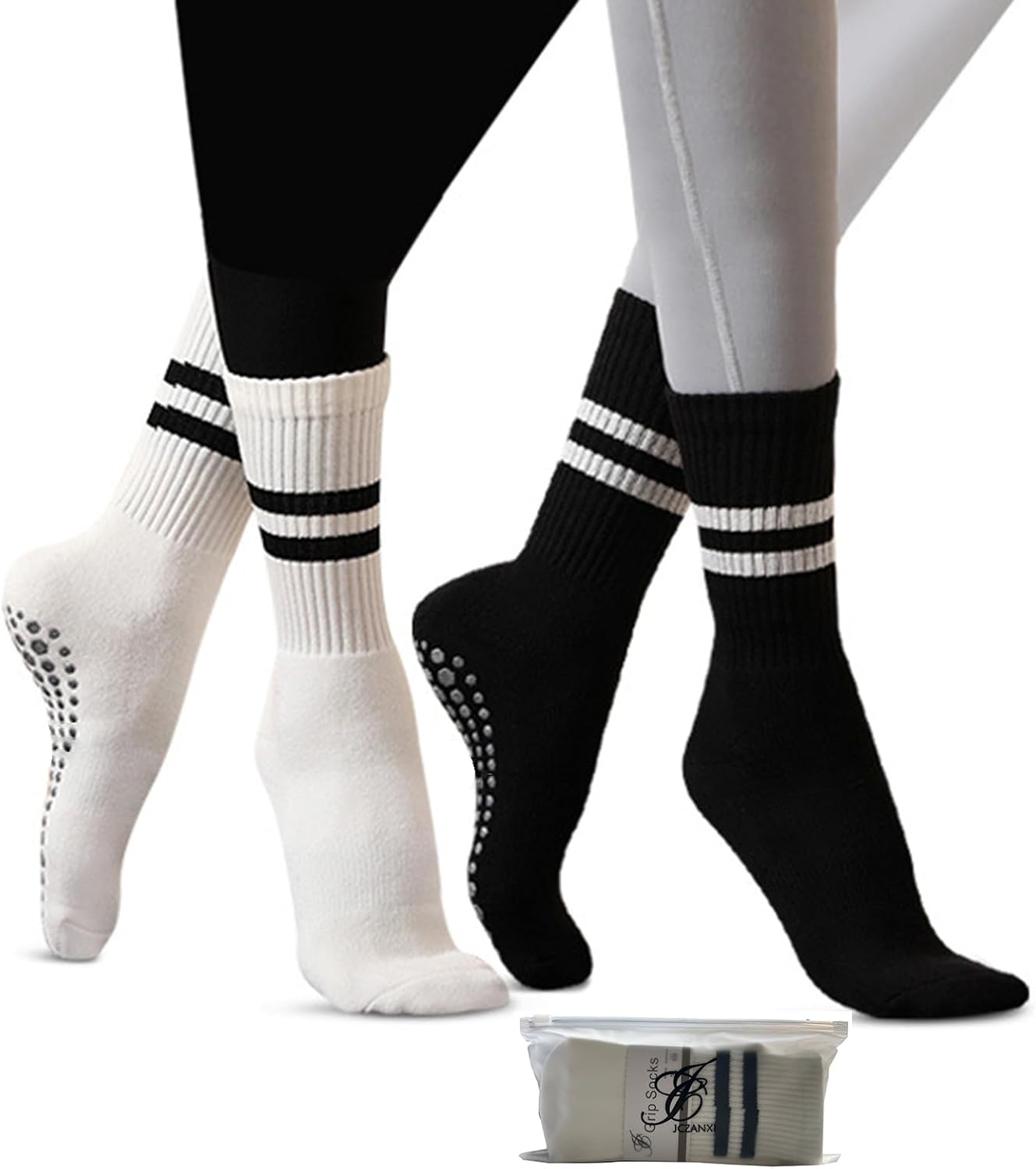 Non-Slip Yoga Socks for Women | Grippy and Cushioned