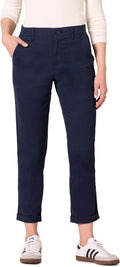 High-Rise Regular-Fit Ankle-Length Khaki Pant - Everyday Comfort