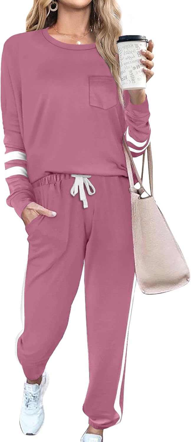 RUBZOOF Lounge Sets for Women - Stylish 2 Piece Travel Sweatsuits