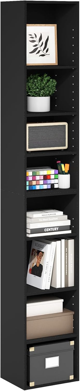 Furinno Pasir 8-Tier Open Shelf Bookcase for Stylish Storage