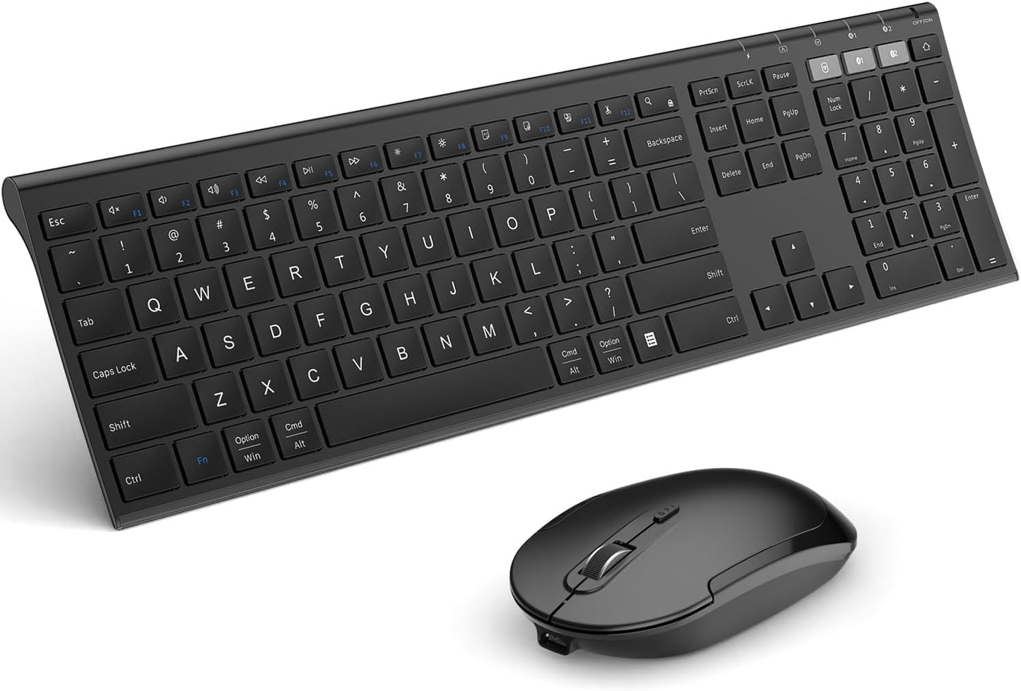 Ultra Slim Multi-Device Keyboard Mouse Combo