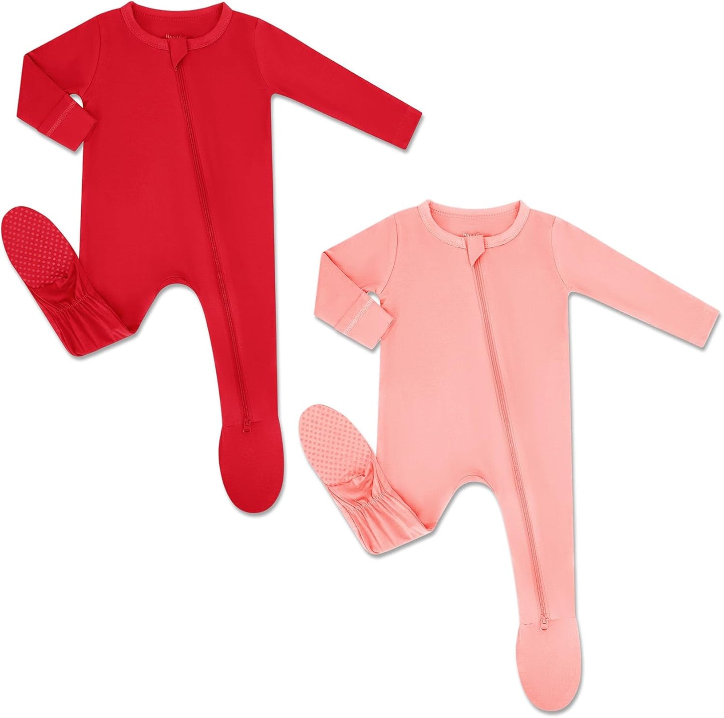 HAPIU Rayon from Bamboo Baby Footed Pajamas for Comfort