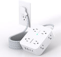 Extension Cord 25 Ft Power Strip with 8 Outlets and 4 USB Ports - Long