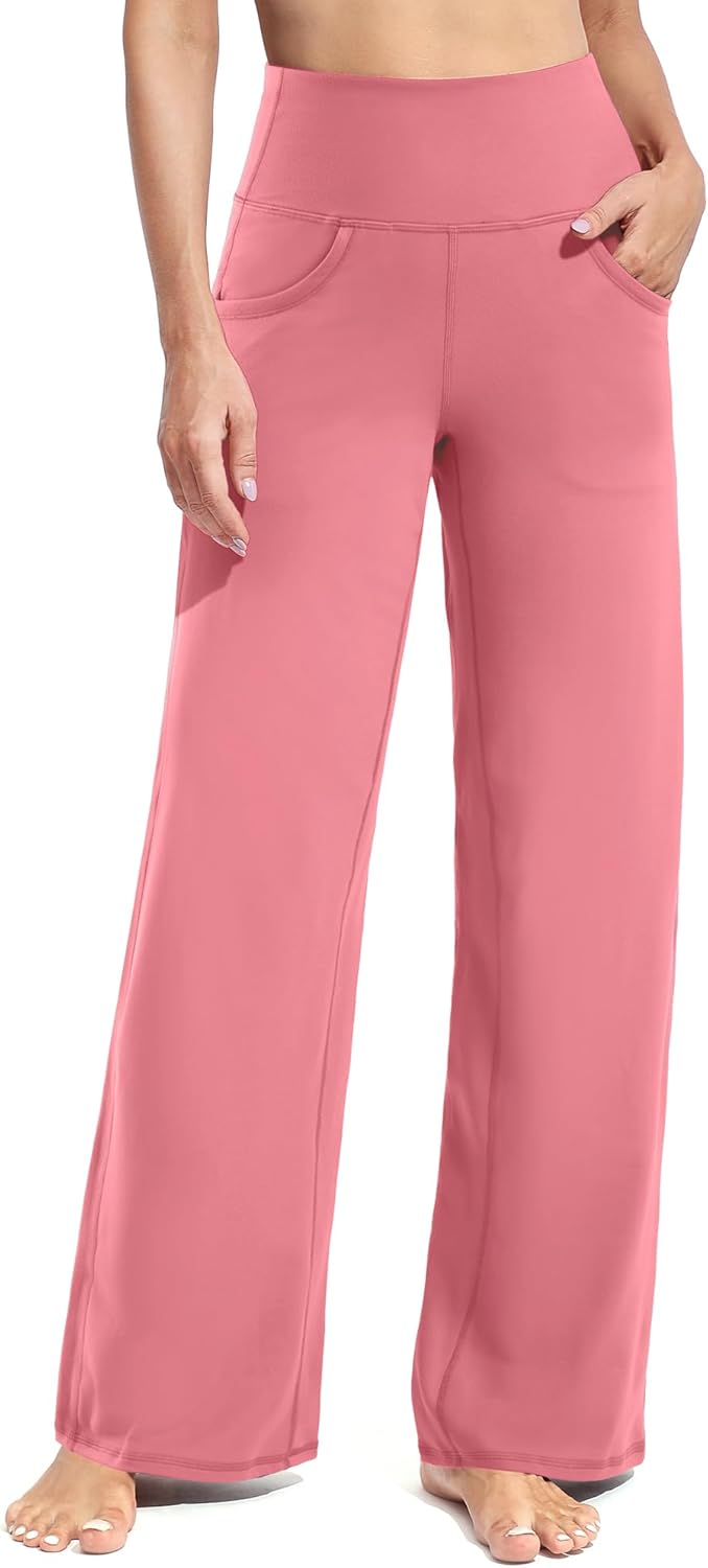 Promover Wide Leg Pants for Women - Comfortable Yoga Pants