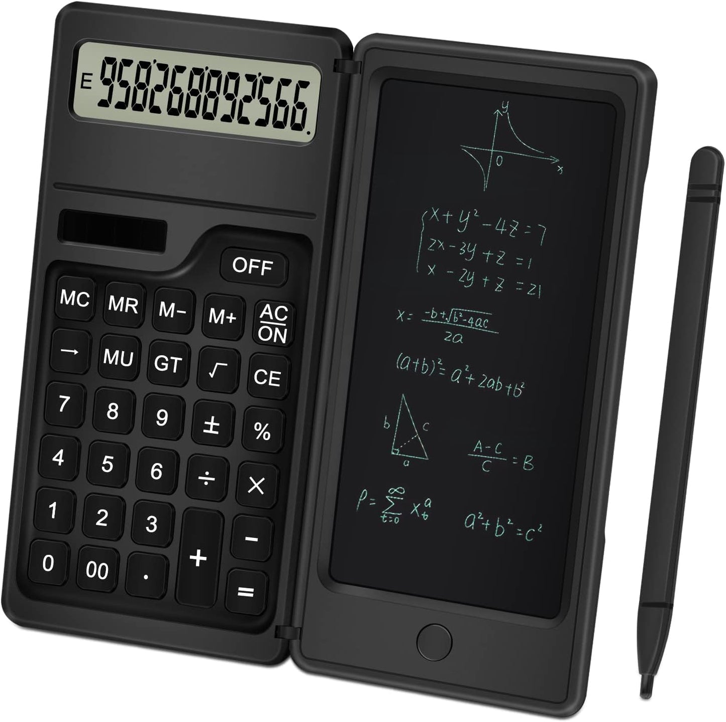 TRELC Solar Desktop Calculator - 12 Digits LCD, Multi-Function