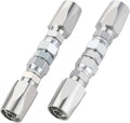 2PCS 1/2ft' Reusable Hydraulic Fittings for Hose Repair Kit