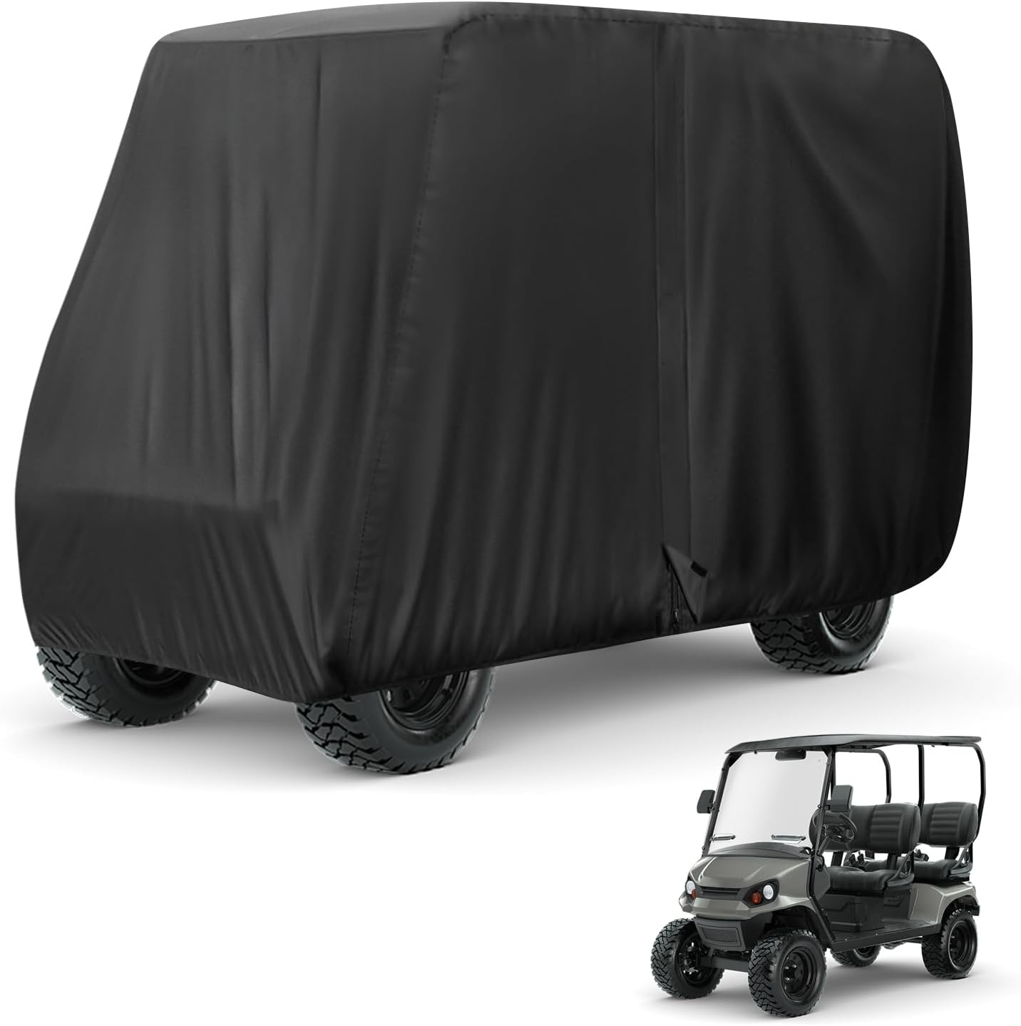 Universal Waterproof Golf Cart Cover - Outdoor Protection