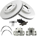 Front Semi-Metallic Brake Pad & Rotor Kit for 2005-07 Escape