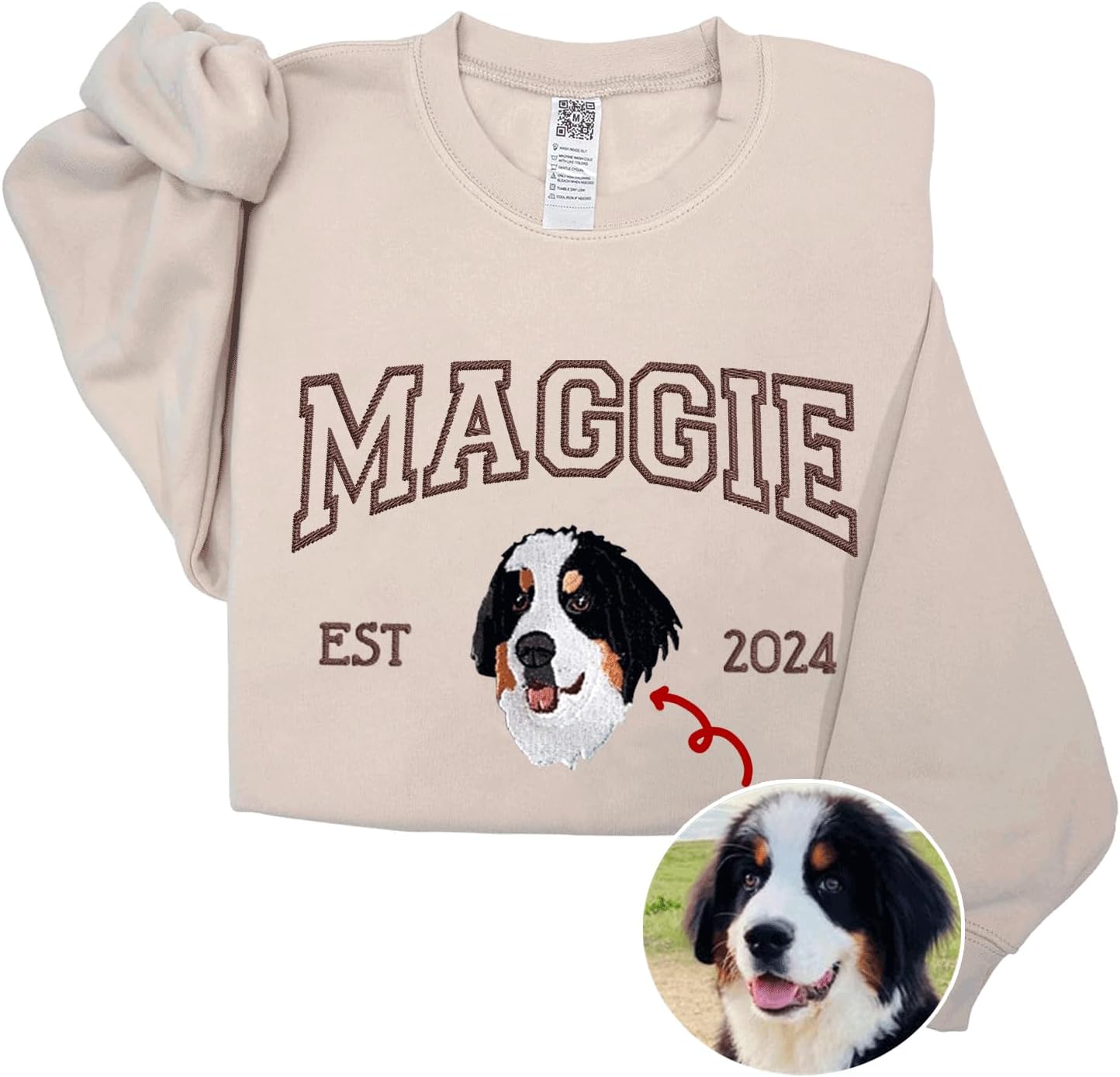 Custom Dog Portrait Sweatshirts - Perfect Dog Parent Gift