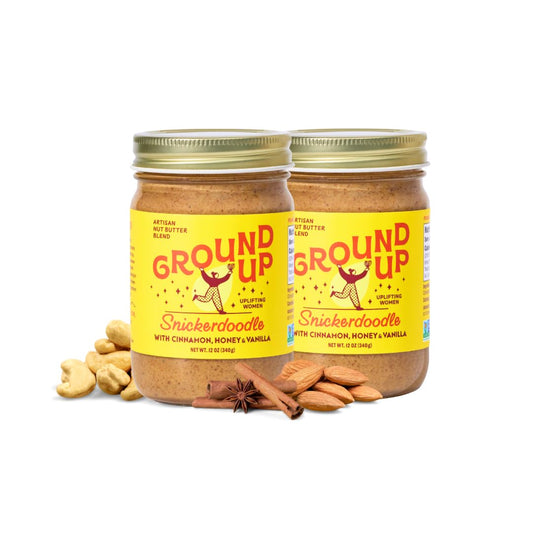 Ground Up Almond & Cashew Nut Butter Snickerdoodle Flavor Delight