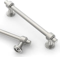 5 in Brushed Satin Nickel Cabinet Handles 10 Pack - Alloy Pulls