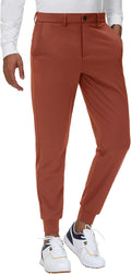 Men's Stretch Golf Joggers Pants with Belt Loops - Slim (Style 2G95)