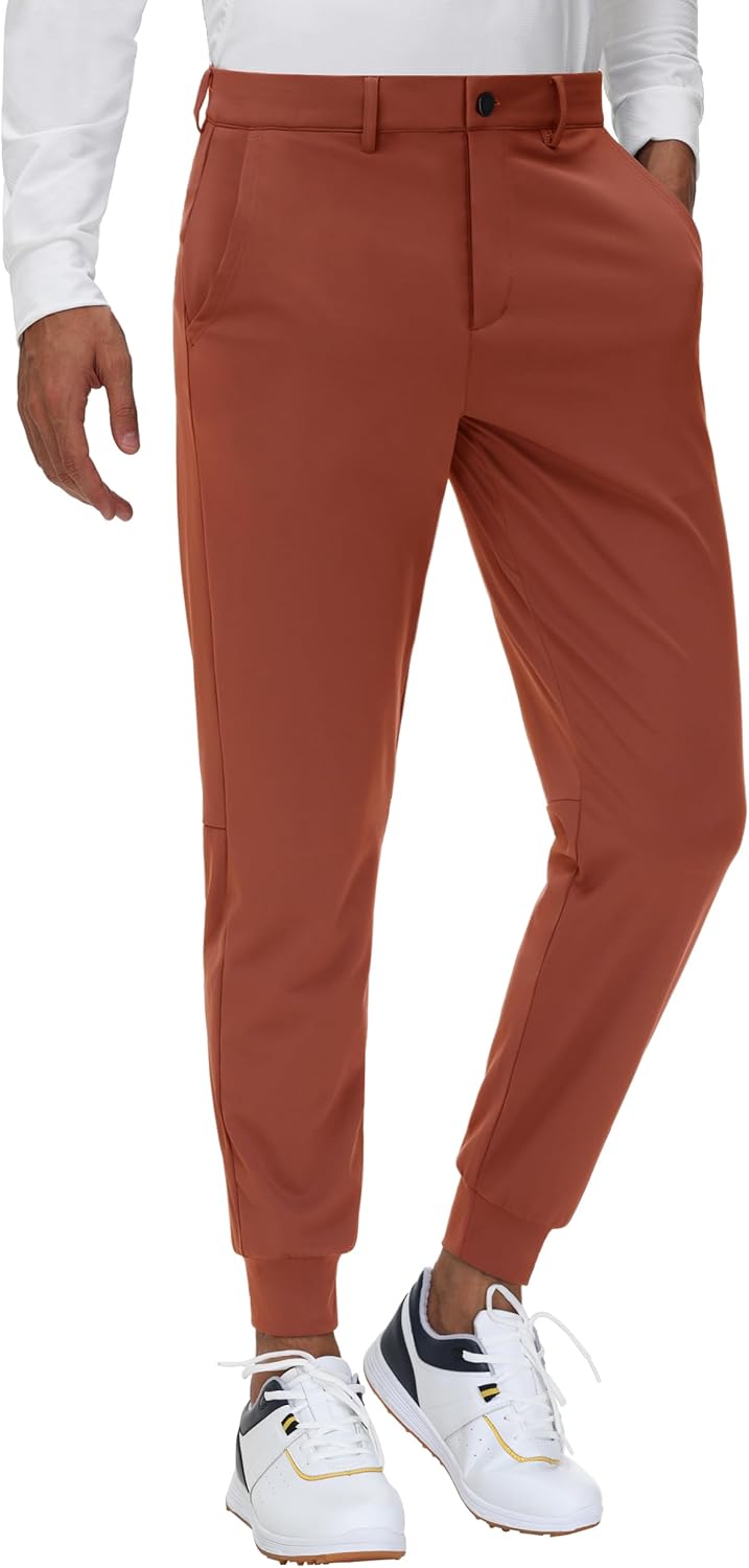 JWM Men's Stretch Golf Joggers Pants for Stylish Comfort
