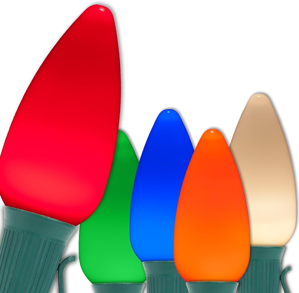 OptiCore C9 LED Christmas Lights for Outdoor Holiday Decor