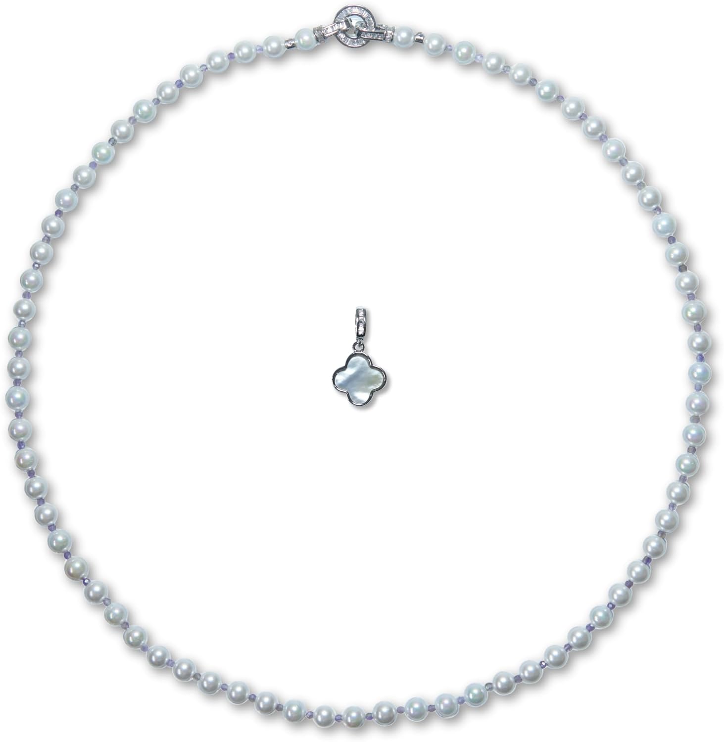 Natural Crystal Stone Beaded Necklace Choker for Unique Style