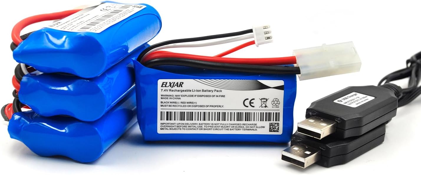 7.4V 1500mAh Li-ion Battery for HONGXUNJIE HJ806 RC Boat