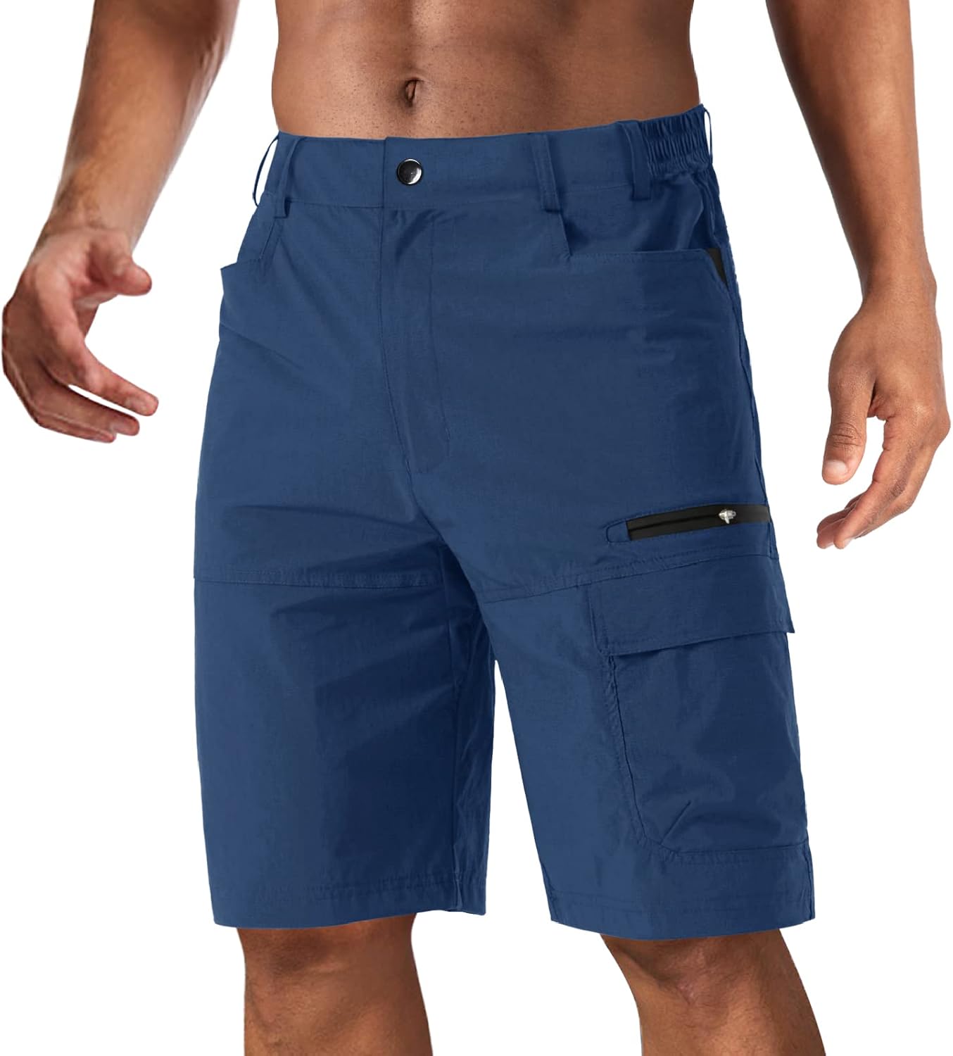 CRYSULLY Men's Hiking Cargo Shorts for Outdoor Summer Fun