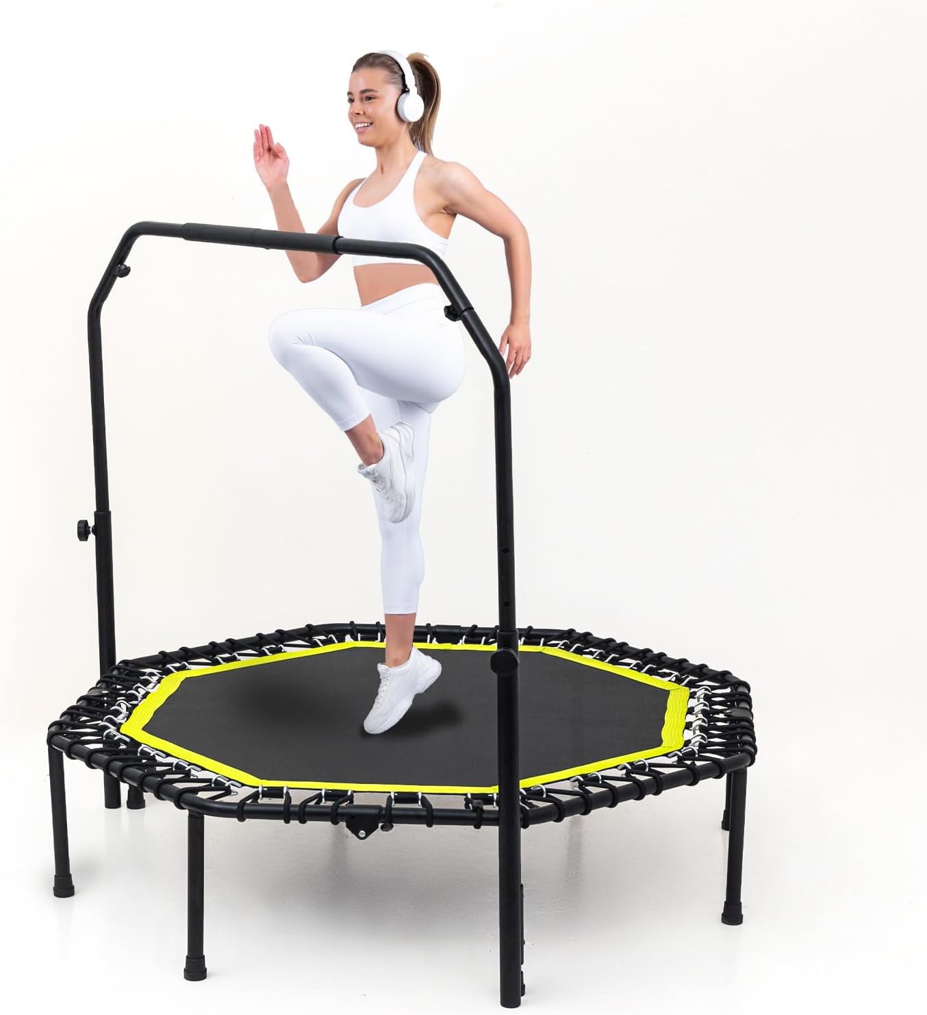 Fitness Trampoline for Adults - 48in Foldable Rebounder