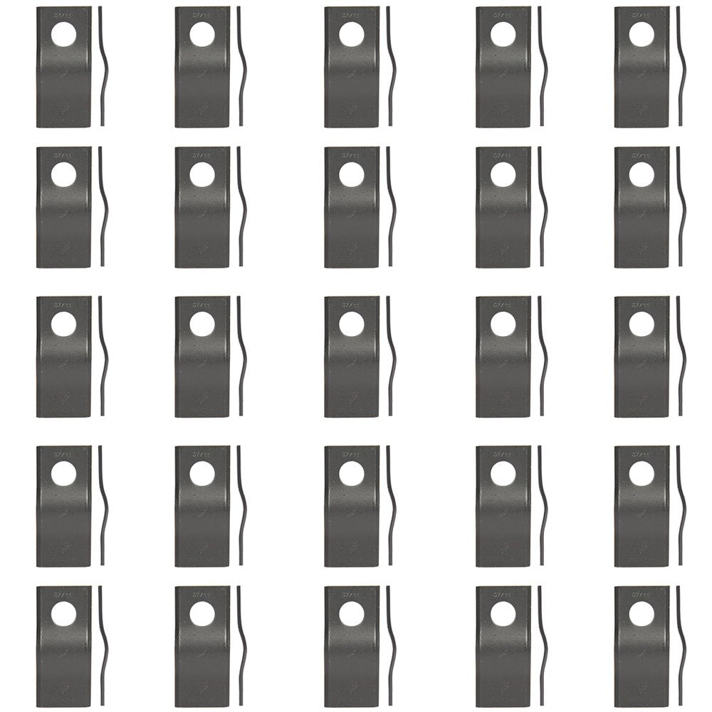 RAParts CM120 Twenty Five Disc Mower Blades for Zweeger CM170