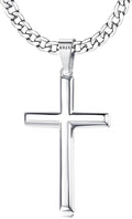 MILACOLATO 925 Sterling Silver Cross Necklace for Men Women